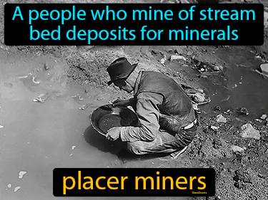 Placer Miners Meaning
