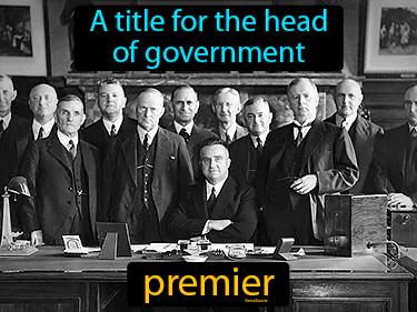 Premier Meaning
