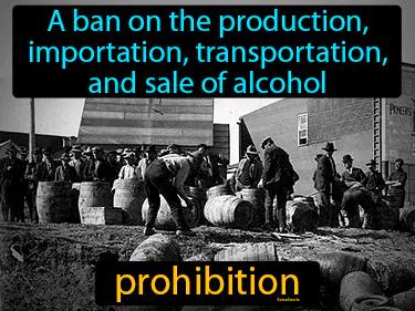 Prohibition Meaning
