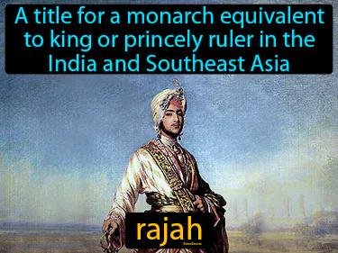 Rajah Meaning