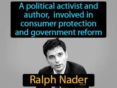 Ralph Nader Meaning