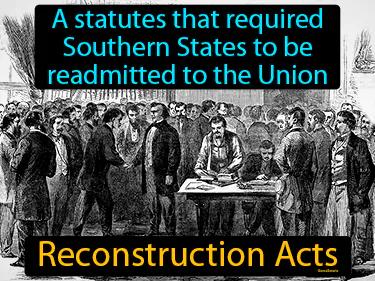 Reconstruction Acts Meaning