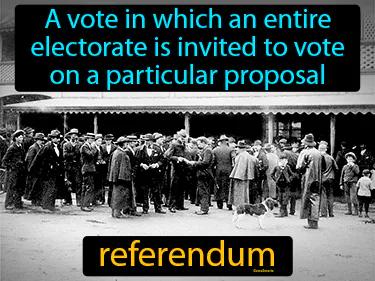 Referendum Meaning