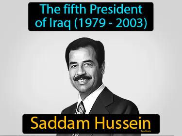 Saddam Hussein Meaning