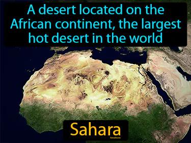 Sahara Meaning