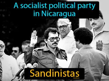 Sandinistas Meaning