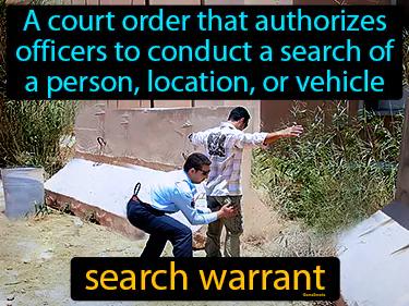 Search Warrant Meaning