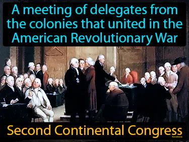 Second Continental Congress Meaning