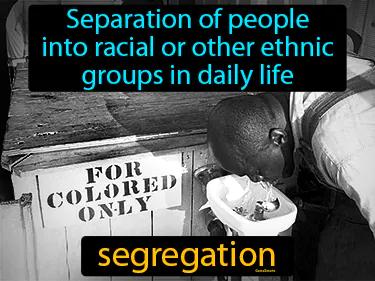 Segregation Meaning