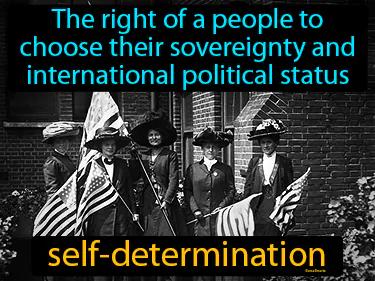 Self-determination Meaning