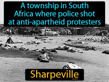 Sharpeville Meaning