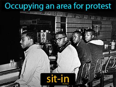 Sit-in Meaning