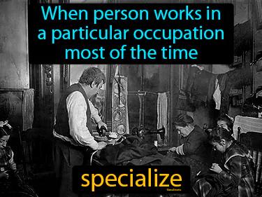 Specialize Meaning