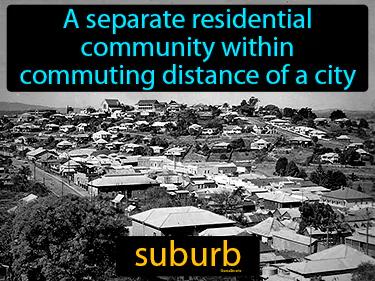 Suburb Meaning