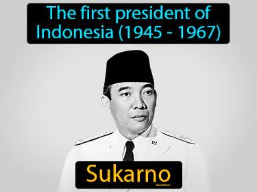 Sukarno Meaning