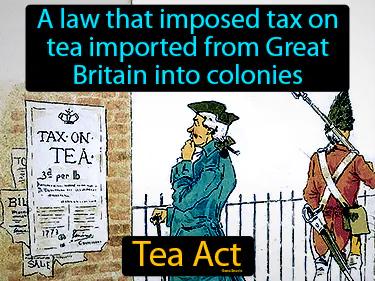 Tea Act Meaning