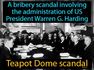 Teapot Dome Scandal Meaning