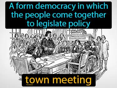 Town Meeting Meaning