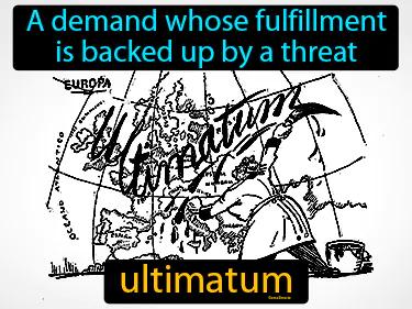 Ultimatum Meaning