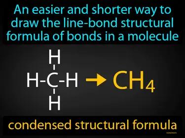 Condensed Structural Formula Meaning