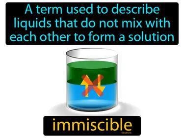 Immiscible Meaning