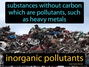 Inorganic Pollutants Meaning