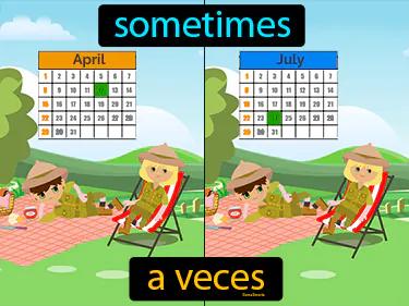 A Veces Meaning