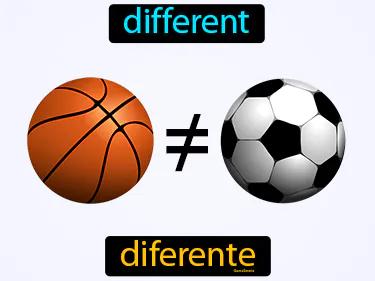 Diferente Meaning