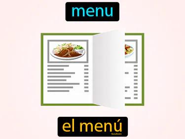 El Menu Meaning
