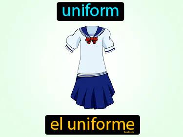El Uniforme Meaning