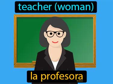 La Profesora Meaning
