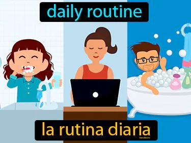 La Rutina Diaria Meaning