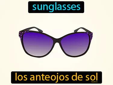 Los Anteojos De Sol Meaning