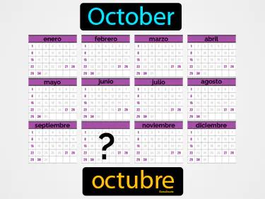 Octubre Meaning