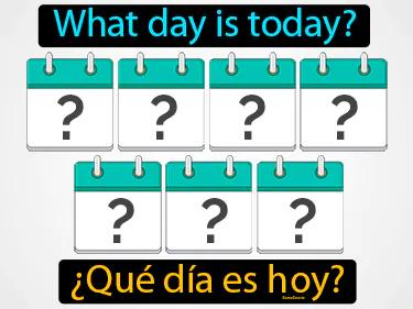 Que Dia Es Hoy Meaning