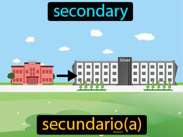 Secundario Meaning