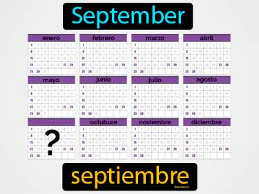 Septiembre Meaning
