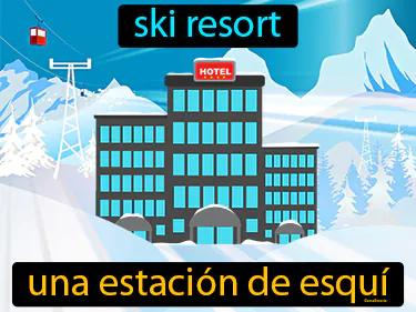 Una Estacion De Esqui Meaning