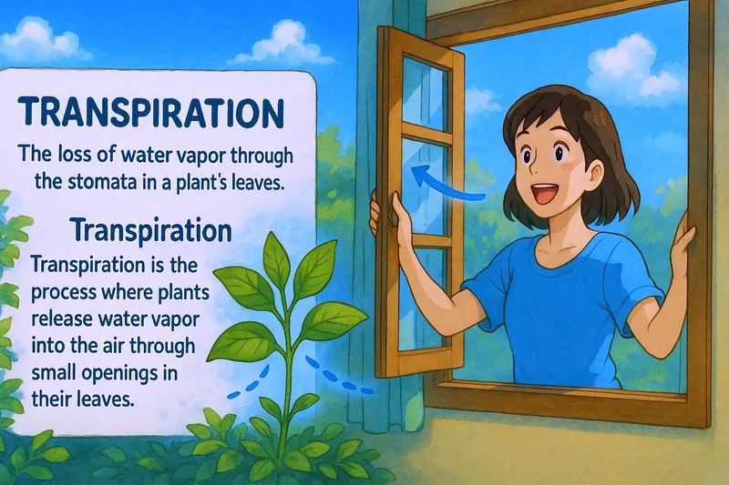 Transpiration Meaning