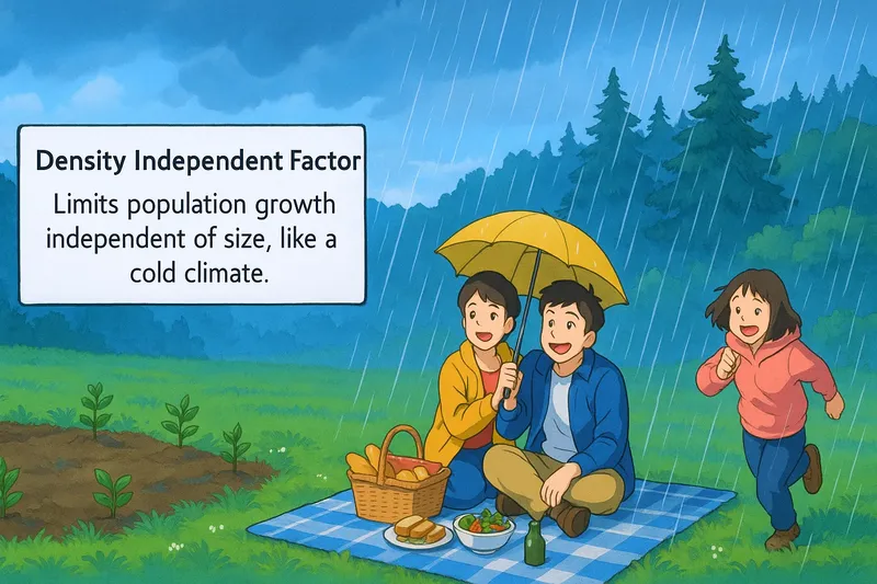 Density Independent Factor Meaning