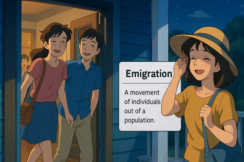 Emigration Meaning