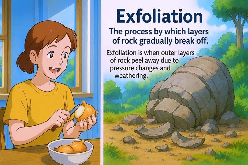 Exfoliation Meaning Exfoliation Meaning