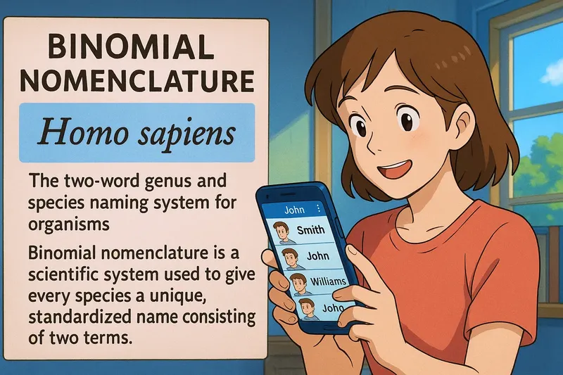 Binomial Nomenclature Meaning Binomial Nomenclature Meaning