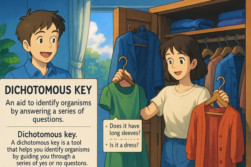 Dichotomous Key Meaning Dichotomous Key Meaning