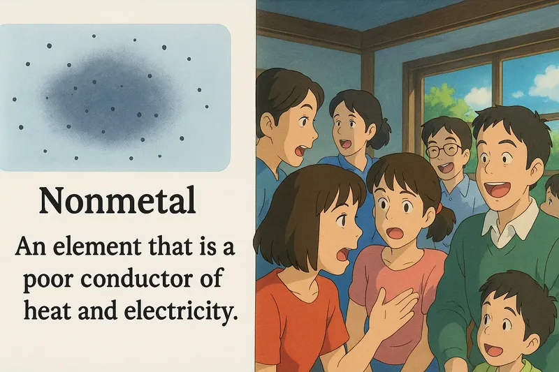 Nonmetal Meaning Nonmetal Meaning