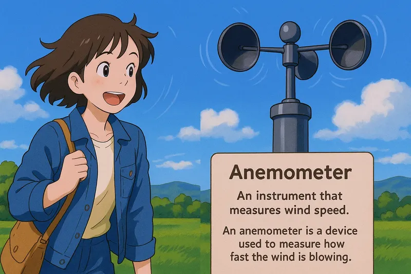 Anemometer Meaning