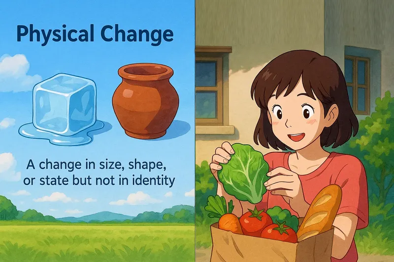 Physical Change Meaning Physical Change Meaning