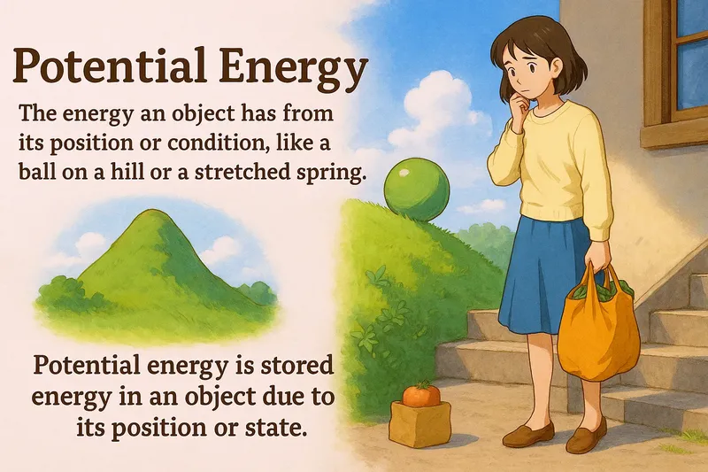Potential Energy Meaning
