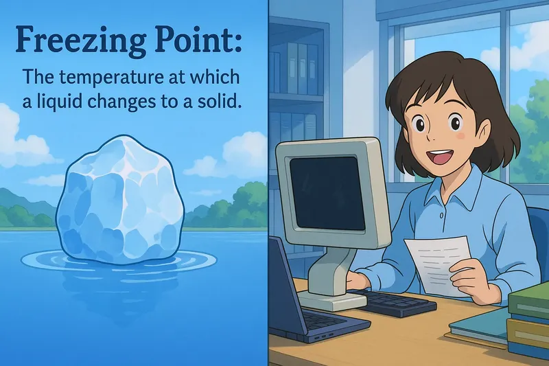 Freezing Point Meaning