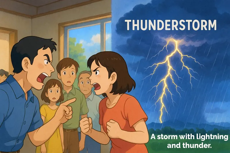Thunderstorm Meaning Thunderstorm Meaning
